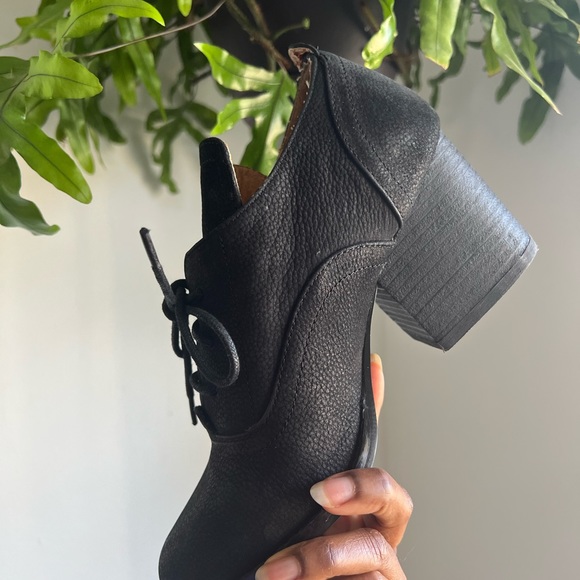 Cooperative Urban Outfitters Black Cow Leather Shoes - Picture 7 of 8